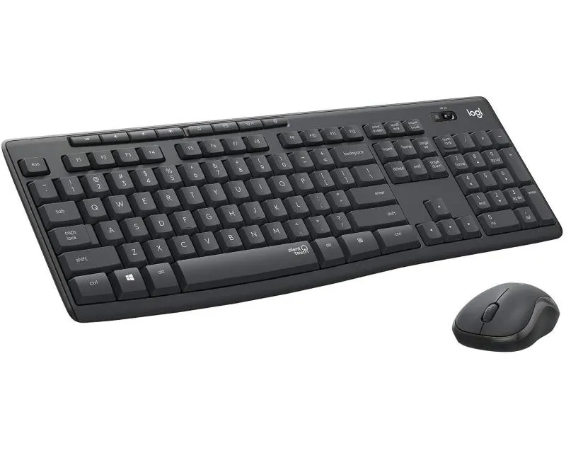 LOGITECH MK295 Silent Wireless Combo YU tastatura + miš crna  Slika 1