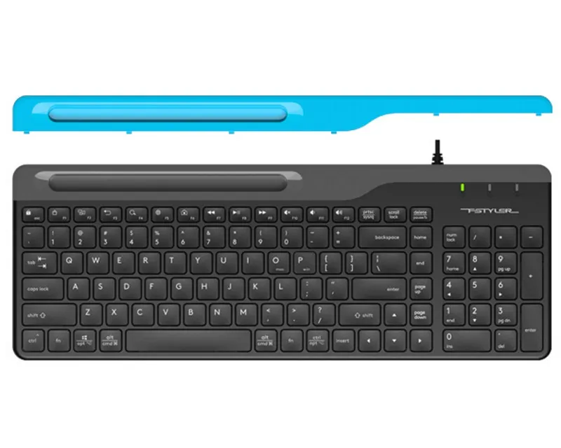 A4 TECH FK25 FSTYLER USB US crna tastatura - Slika 1