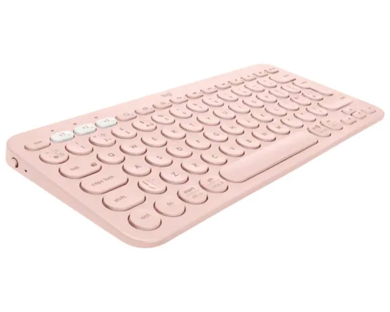 LOGITECH K380 Bluetooth Multi-device US roze tastatura Slika 2