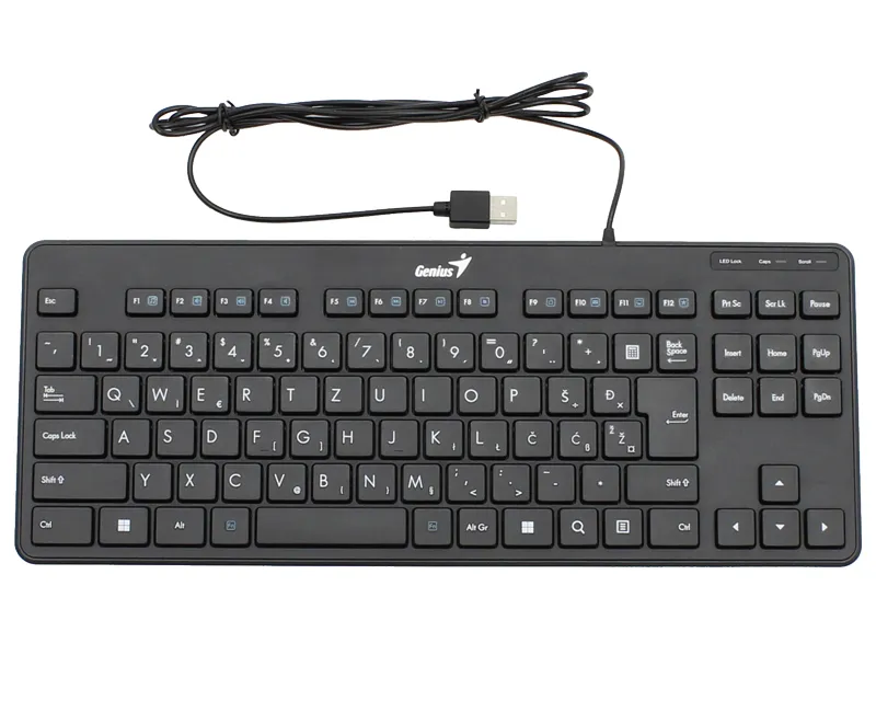 GENIUS LuxeMate 110 USB YU slim crna tastatura Slika 1