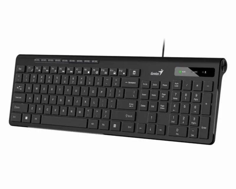 GENIUS Slimstar 230II USB US crna tastatura Slika 1