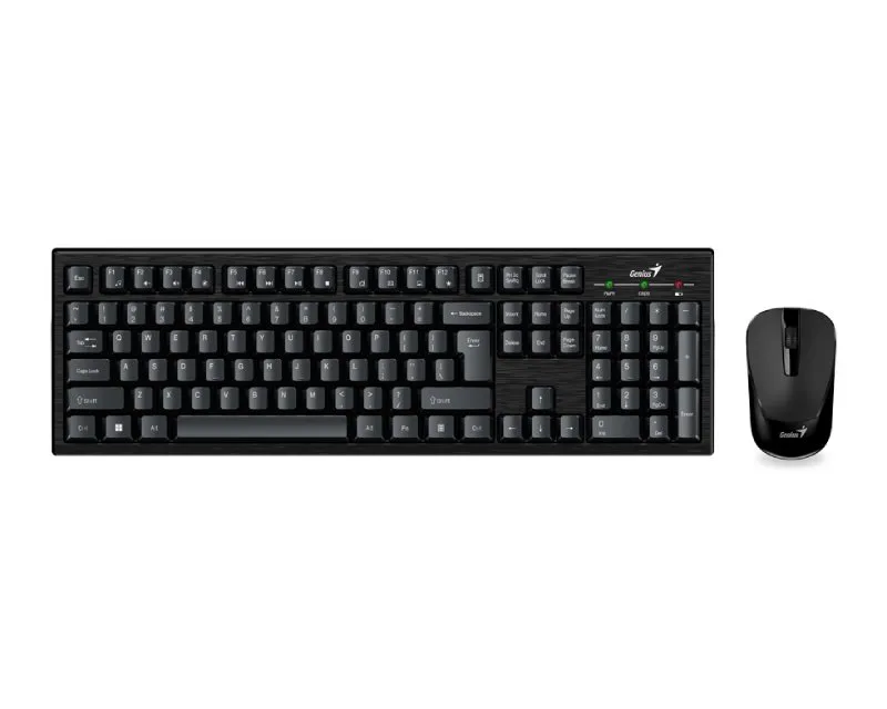 GENIUS Smart KM-8101 Wireless USB US crna tastatura + miš  Slika 2