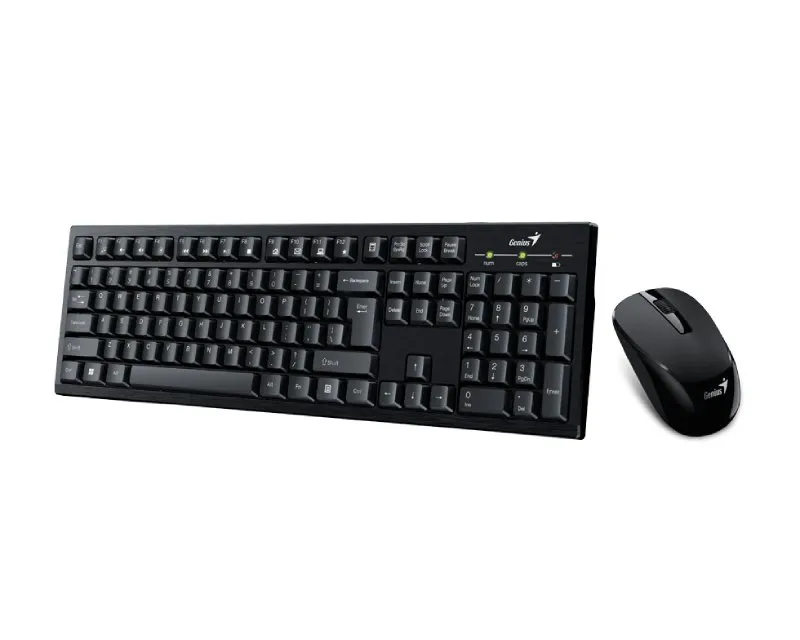 GENIUS Smart KM-8101 Wireless USB US crna tastatura + miš  Slika 1