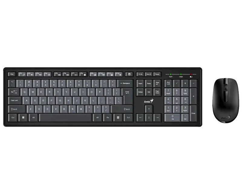 GENIUS Smart KM-8200 Wireless USB US crna tastatura + miš  Slika 1