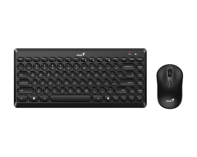 GENIUS LuxeMate Q8000 Wireless USB US crna tastatura + miš  Slika 2