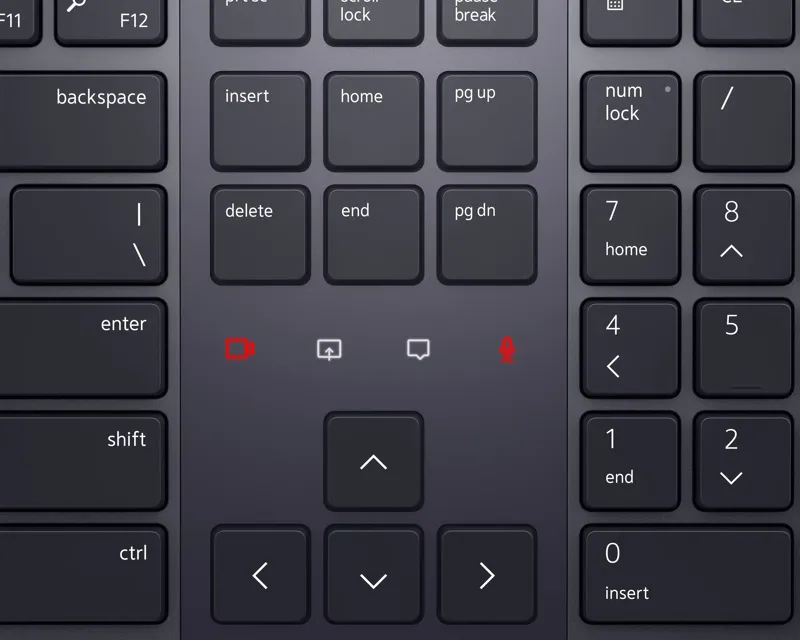 DELL KB900 Pro Premium Collaboration US Backlit wireless tastatura crna Slika 5