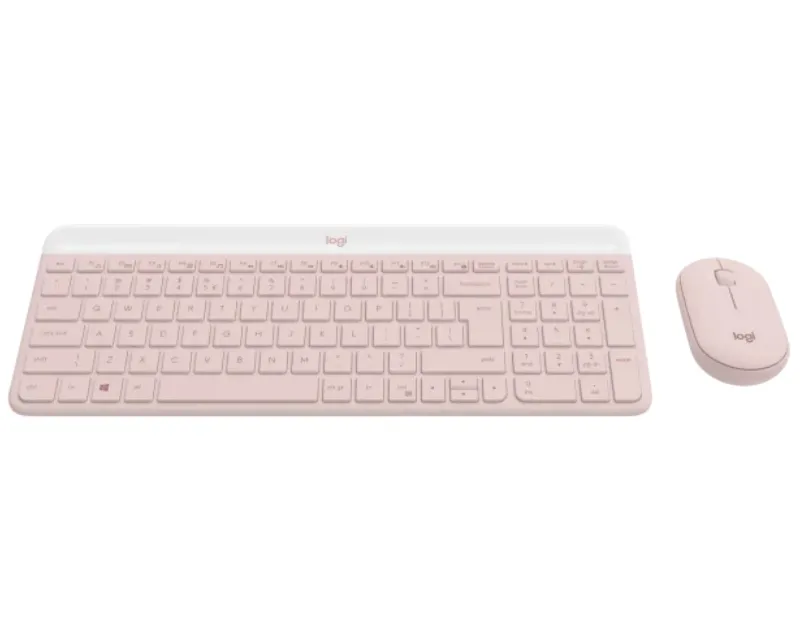 LOGITECH MK470 Wireless Desktop US Roze tastatura + miš  Slika 2