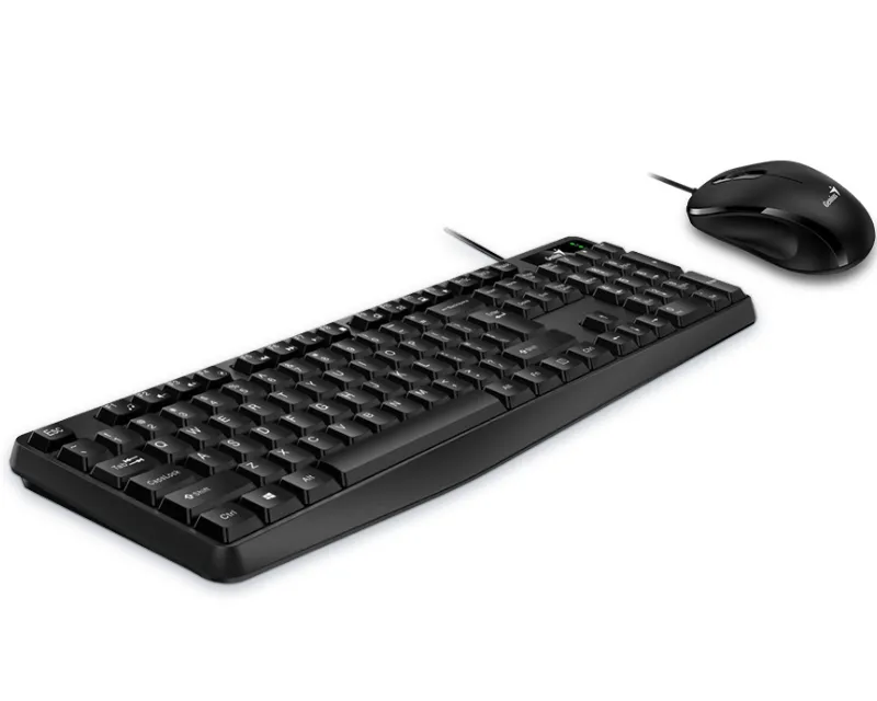 GENIUS KM-170 USB US crna tastatura+ USB crni miš  Slika 2