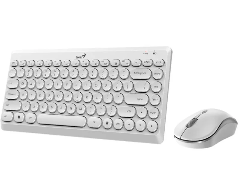 GENIUS LuxeMate Q8000 Wireless USB YU bela tastatura + miš  Slika 2