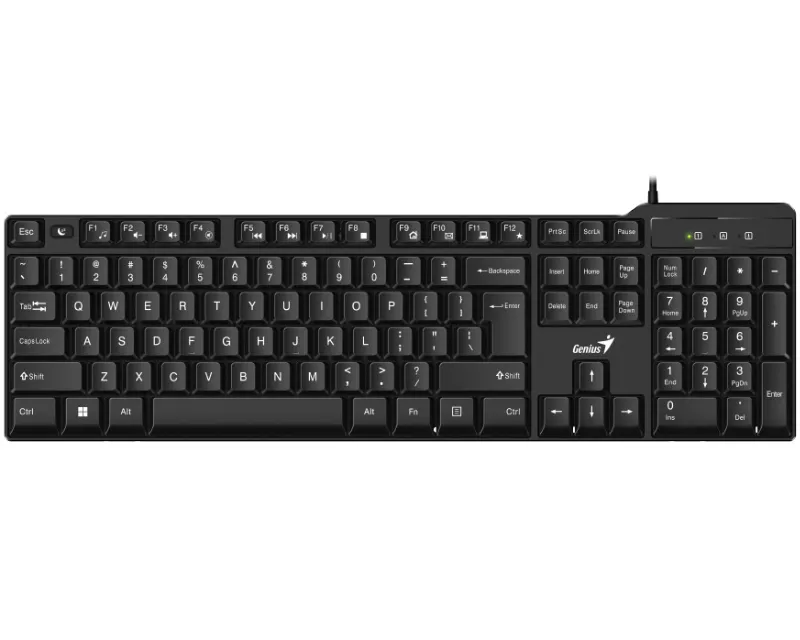 GENIUS KB-100X USB US crna tastatura  Slika 1