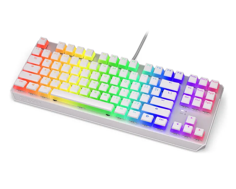 ENDORFY Thock TKL Pudding Onyx White Red RGB tastatura (EY5A009)  Slika 1