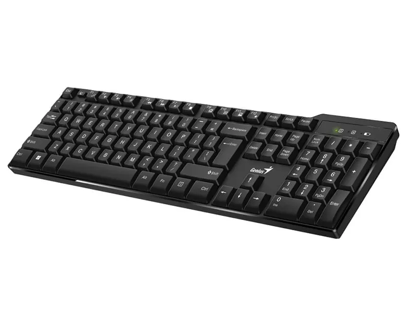 GENIUS KB-7100X Wireless USB US wireless crna tastatura  Slika 2