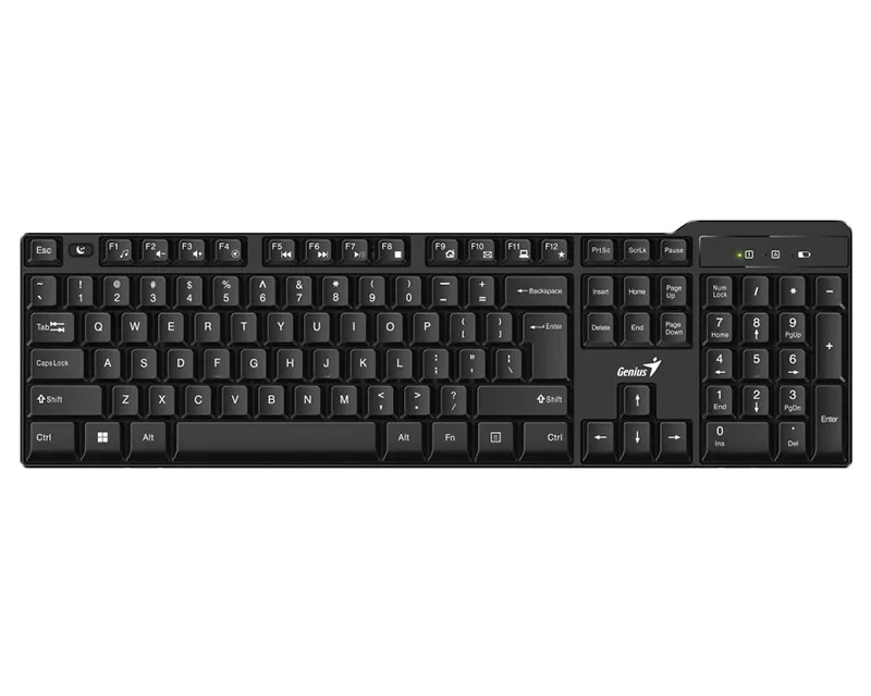 GENIUS KB-7100X Wireless USB US wireless crna tastatura  Slika 1