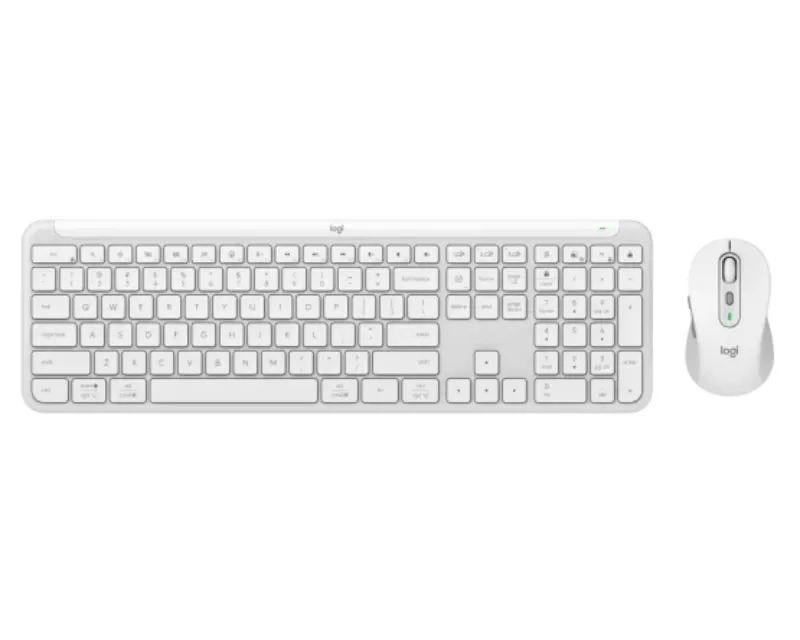 LOGITECH MK950 Wireless Desktop White US tastatura + miš  Slika 1