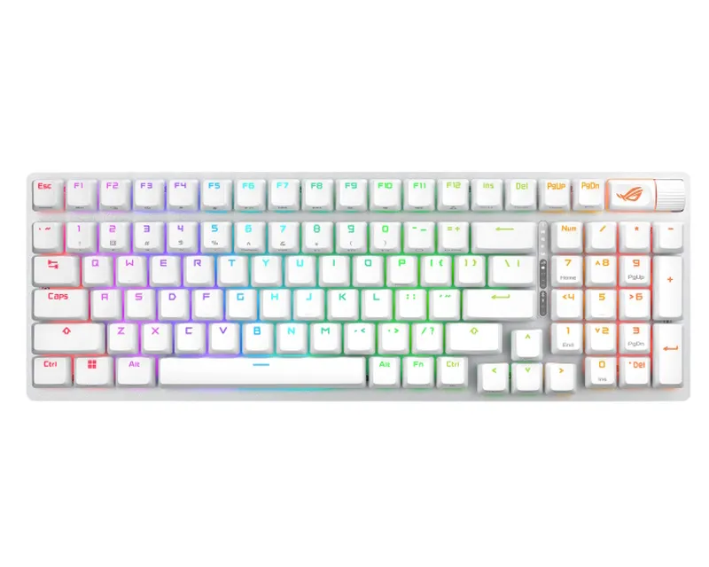 ASUS X901 ROG Strix Scope II 96 Wireless Gaming tastatura bela  Slika 4