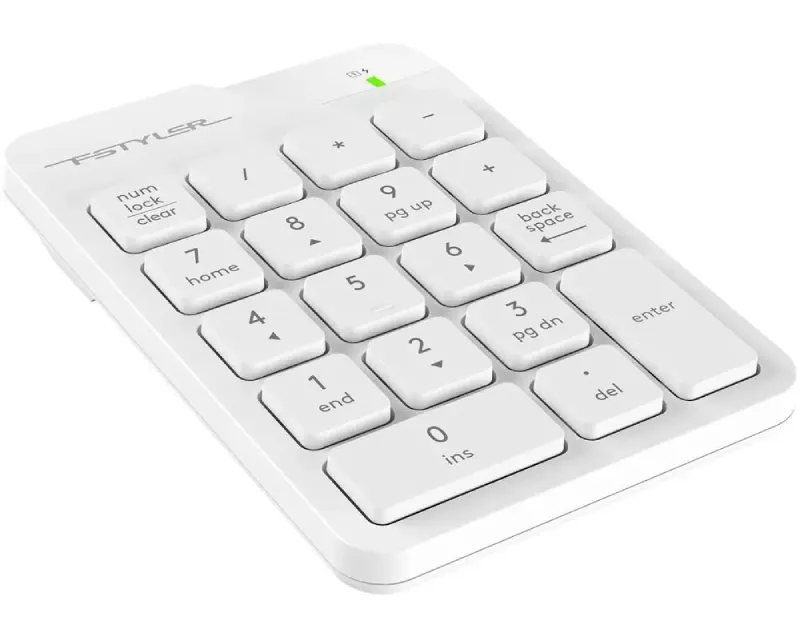 A4 TECH FGK21C FSTYLER 2.4G Wireless Numeric Keypad USB Type-C bela tastatura Slika 3