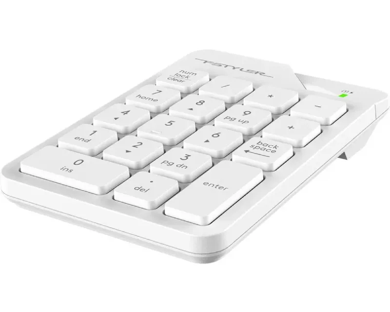 A4 TECH FGK21C FSTYLER 2.4G Wireless Numeric Keypad USB Type-C bela tastatura Slika 5