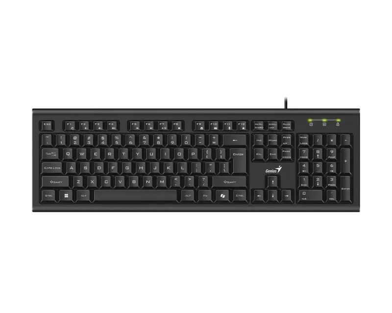 GENIUS KB-113 Al Copilot USB YU crna tastatura Slika 2