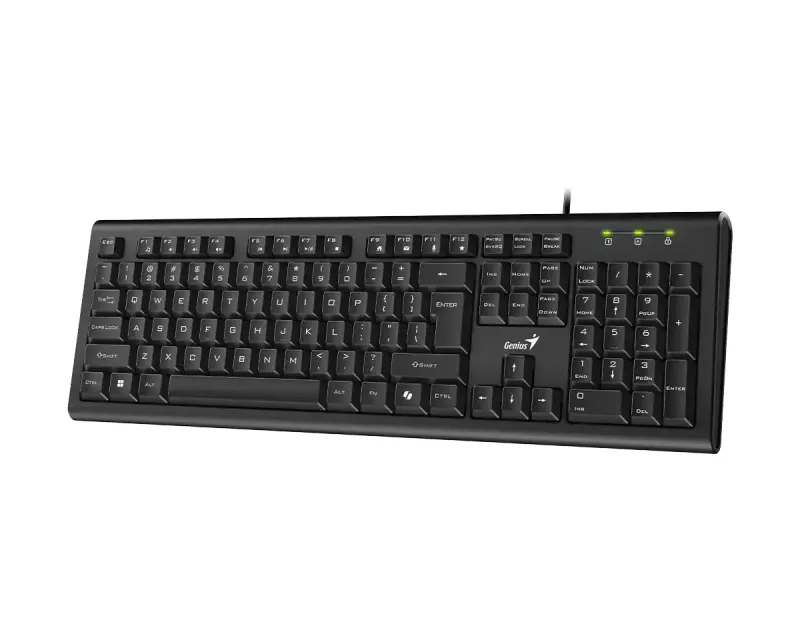 GENIUS KB-113 Al Copilot USB YU crna tastatura Slika 1