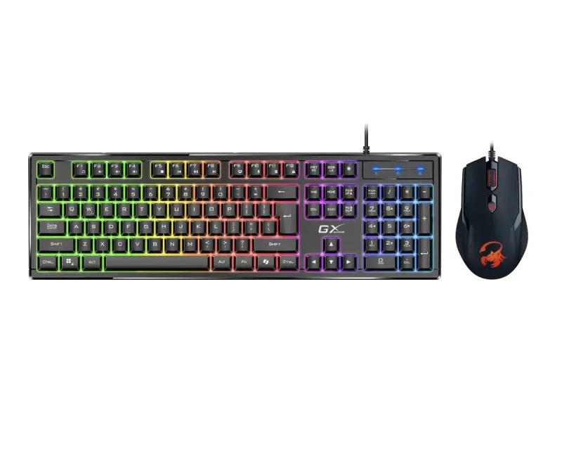 GENIUS Scorpion KM-GX6 Gaming RGB USB US crna tastatura +  miš  Slika 2