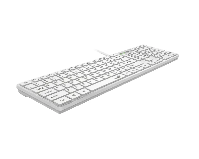 GENIUS SlimStar 126 USB US bela tastatura  Slika 4