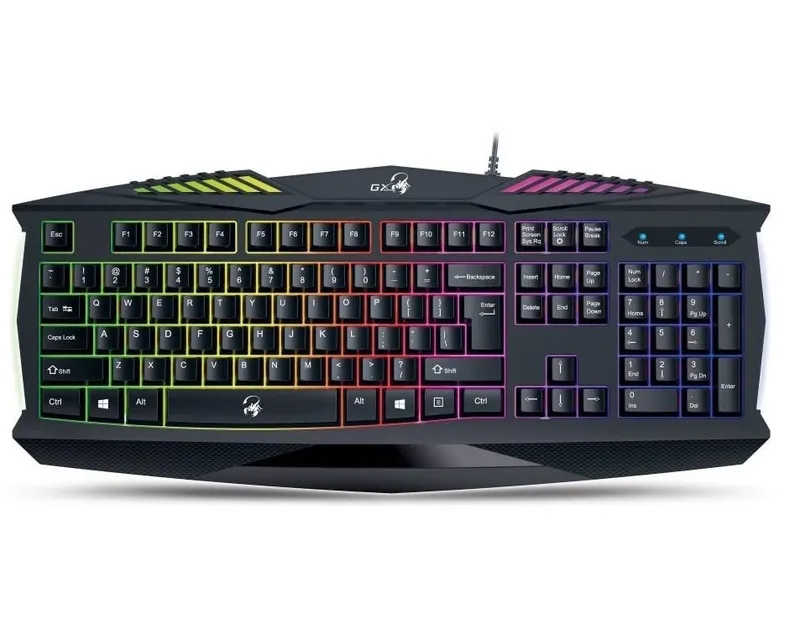 GENIUS K220 Scorpion Gaming USB YU crna tastatura Slika 1