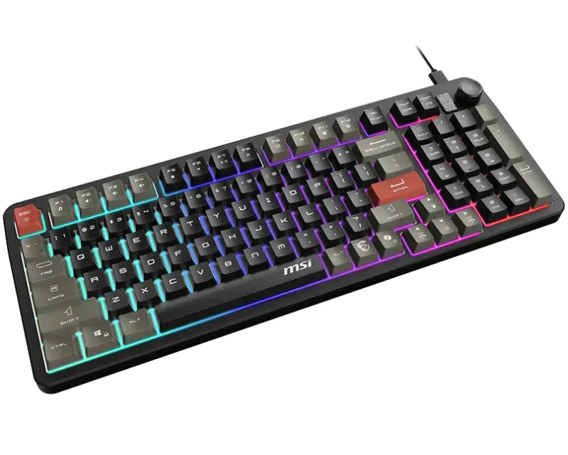 MSI FORGE GK110 US RGB crna tastatura Slika 2