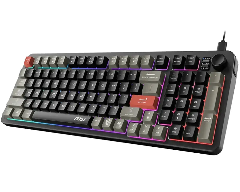 MSI FORGE GK110 US RGB crna tastatura Slika 3