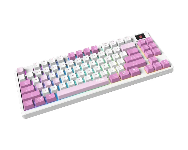 MSI FORGE GK600 TKL W VIOLET US wireless tastatura  Slika 4