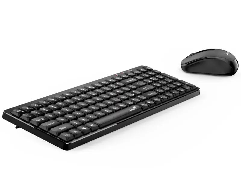 GENIUS LuxeMate Q8100 Wireless USB US crna tastatura + miš  Slika 3