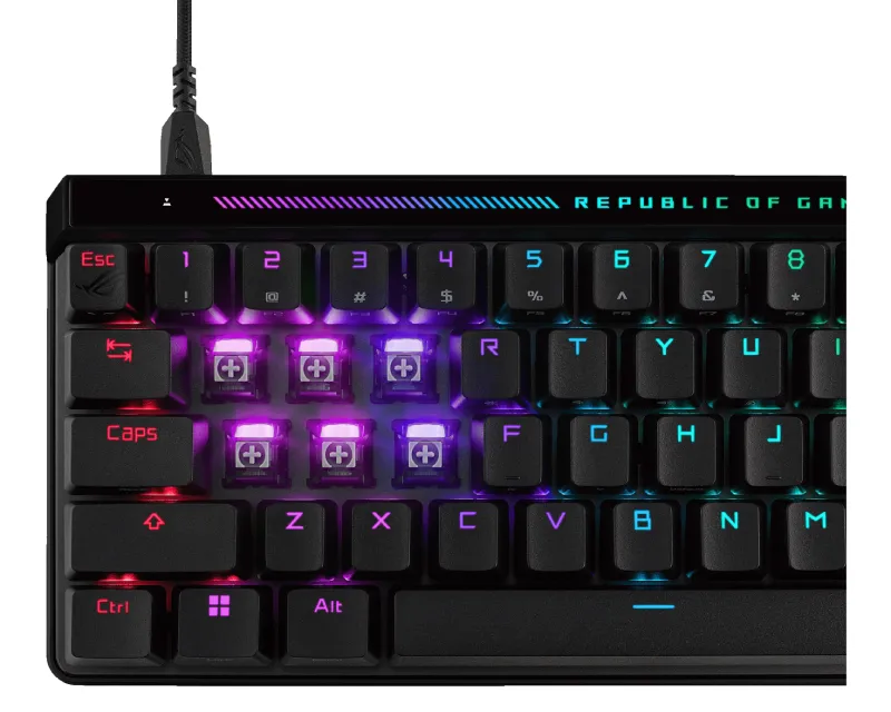 ASUS M606 ROG FALCHION ACE HFX tastatura crna Slika 9