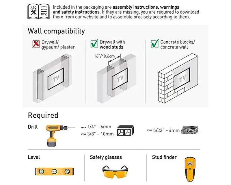 BARKAN E304 LCD TV zidni nosač do 13 do 60 inča  - Image 4