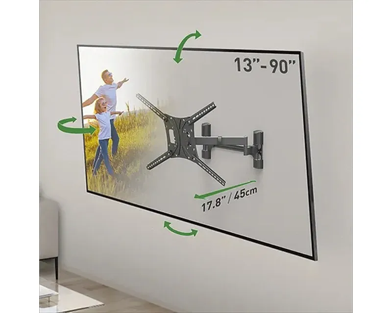 BARKAN BM464 LCD TV zglobni zidni nosač od 13 do 90 inča  Slika 4