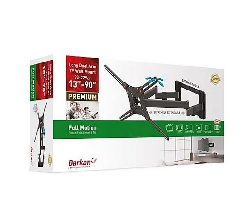 BARKAN BM464L LCD TV zglobni zidni nosač od 13 do 90 inča za ravne i zakrivljene televizore  Slika 1