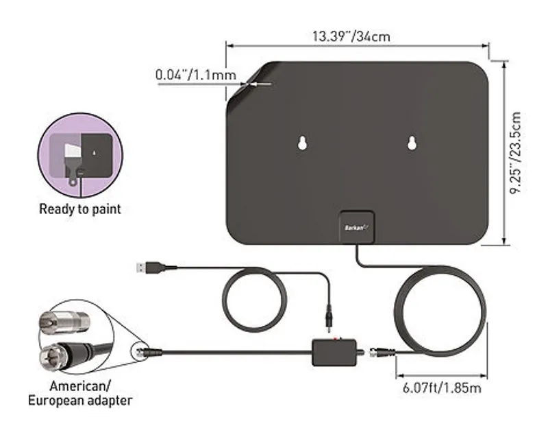 BARKAN AU60A.B Pojačalo za HDTV Antena 96k - Slika 2