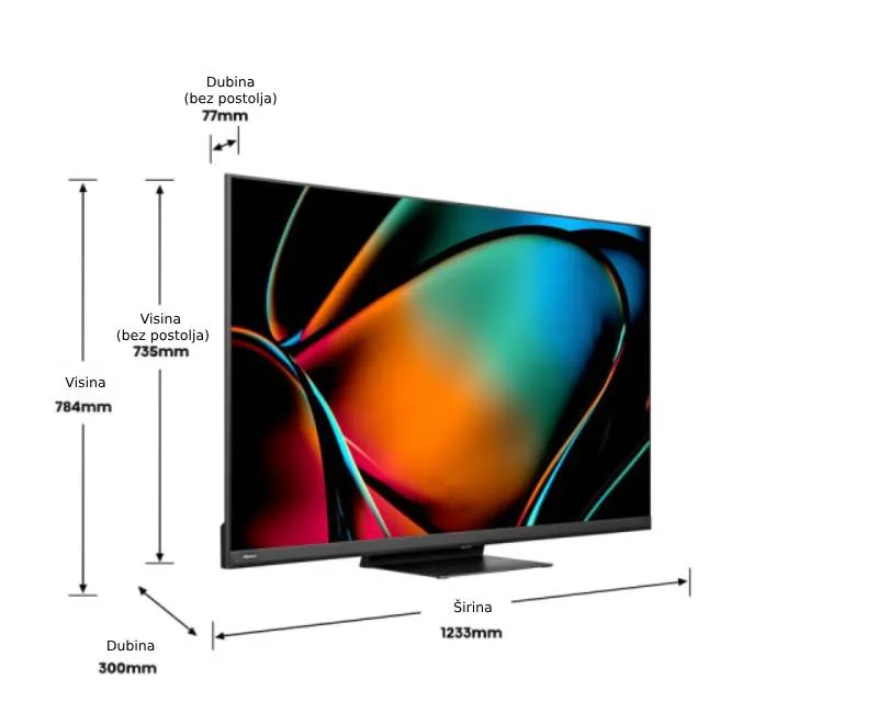 HISENSE 55 inča 55U8KQ Mini-LED 4K UHD Smart TV  Slika 8