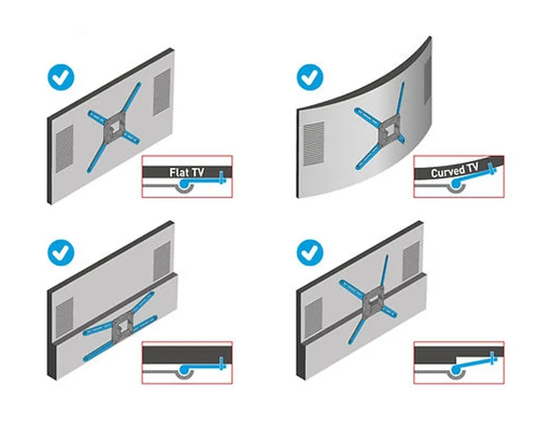 BARKAN BM443XL LCD TV zglobni zidni nosač od 13 do 86 inča  - Image 7