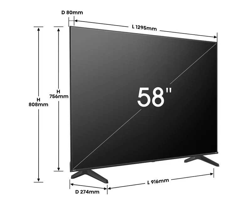 HISENSE 58 inča 58A6N LED 4K UHD Smart TV  Slika 5