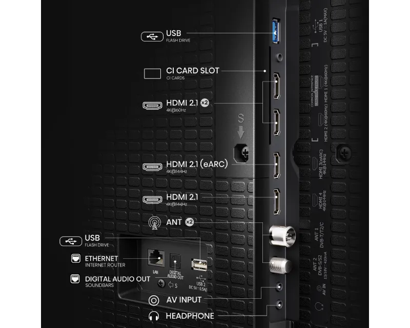 HISENSE 100 inča 100E7Q PRO QLED 4K UHD Smart TV Slika 7