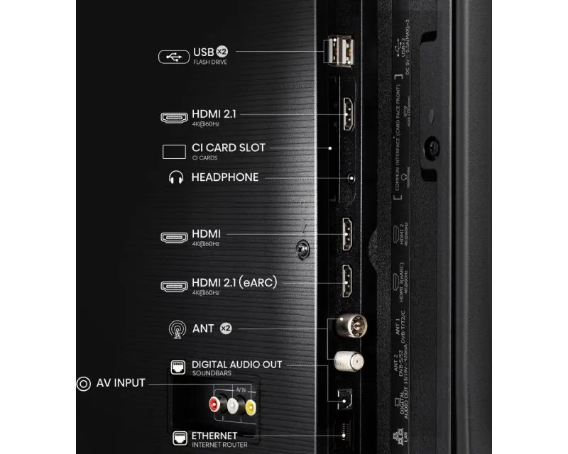 HISENSE 58 inča 58A6Q 4K UHD LED Smart TV  Slika 3