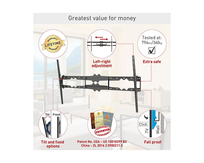 BARKAN BM510 LCD TV zidni nosač od 55 do 100 inča Slika 3