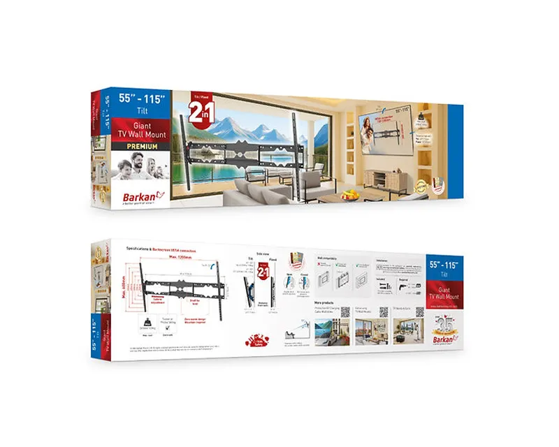 BARKAN BM510 LCD TV zidni nosač od 55 do 100 inča Slika 4