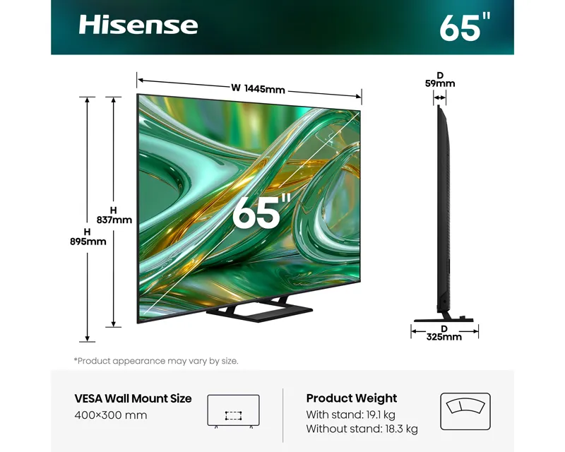 HISENSE 65 inča 65E8S ULED MiniLED 4K UHD Smart TV  Slika 2