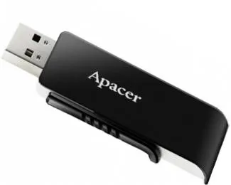 APACER 64GB AH350 USB 3.2 flash crni AP64GAH350B-1 Slika 1