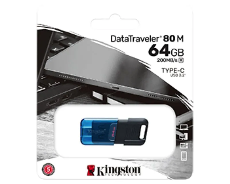 KINGSTON 64GB DataTraveler 80 M USB-C 3.2 flash DT80M/64GB  Slika 3