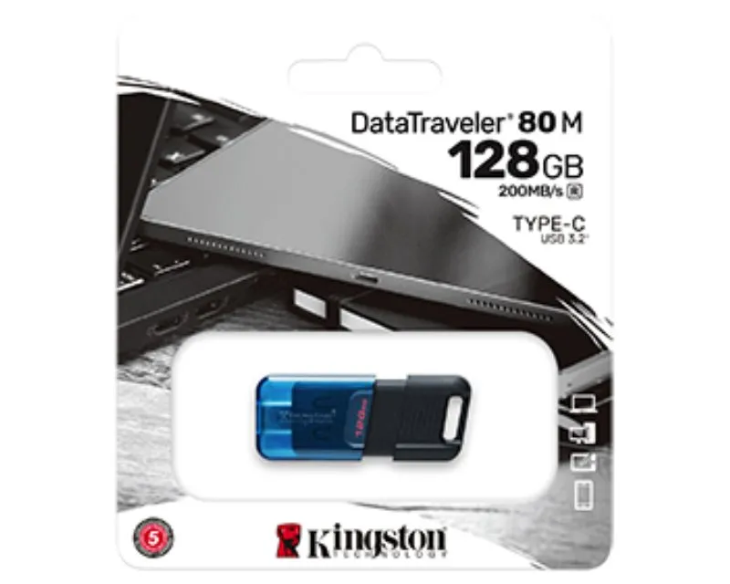 KINGSTON 128GB DataTraveler 80 M USB-C 3.2 flash DT80M/128GB  Slika 3