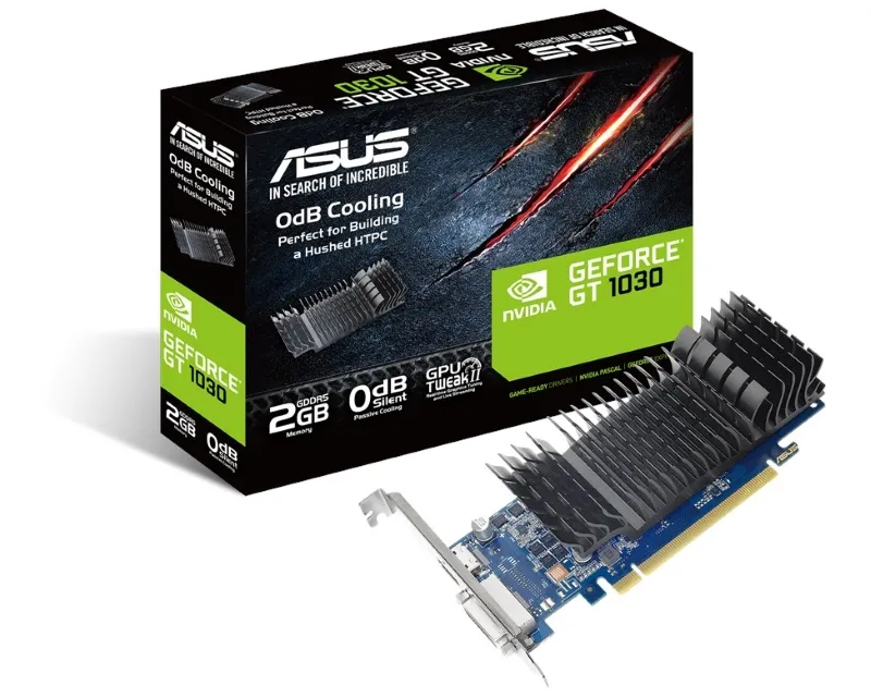 ASUS nVidia GeForce GT 1030 2GB 64bit GT1030-SL-2G-BRK grafička karta Slika 1