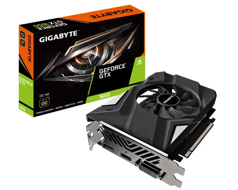 GIGABYTE nVidia GeForce GTX 1650 4GB 128bit GV-N1656OC-4GD rev 2.0 grafička karta Slika 1