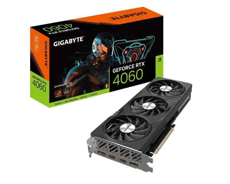 GIGABYTE nVidia GeForce RTX 4060 8GB 128bit GV-N4060GAMING OC-8GD grafička karta Slika 1