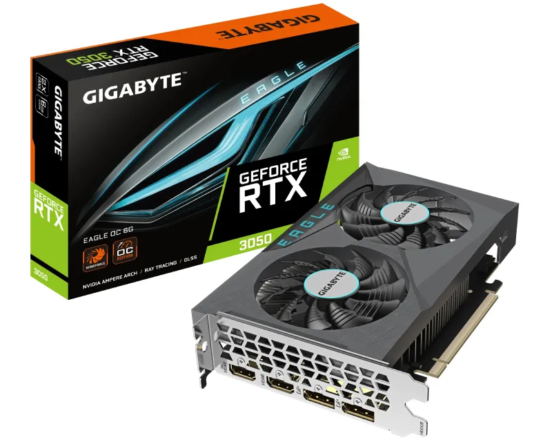 GIGABYTE nVidia GeForce RTX 3050 6GB 96bit GV-N3050EAGLE OC-6GD grafička karta- Slika 1